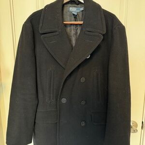 Polo Ralph Lauren Peacoat, Black, Men XL